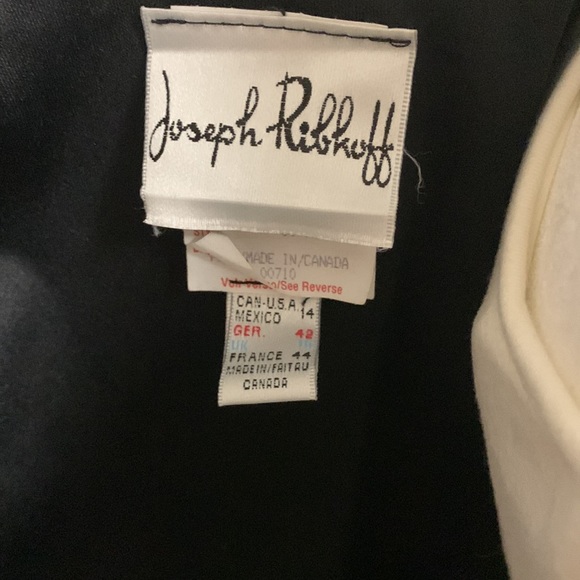 Joseph Ripkoff  Black Jacket size 14 - Picture 7 of 10